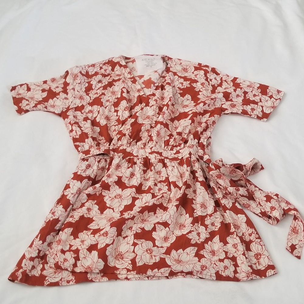 HONEY ROME WRAP DRESS ACACIA SWIM - Picture 1 of 7